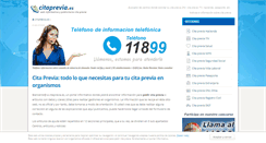Desktop Screenshot of citaprevia.es