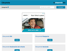Tablet Screenshot of citaprevia.biz